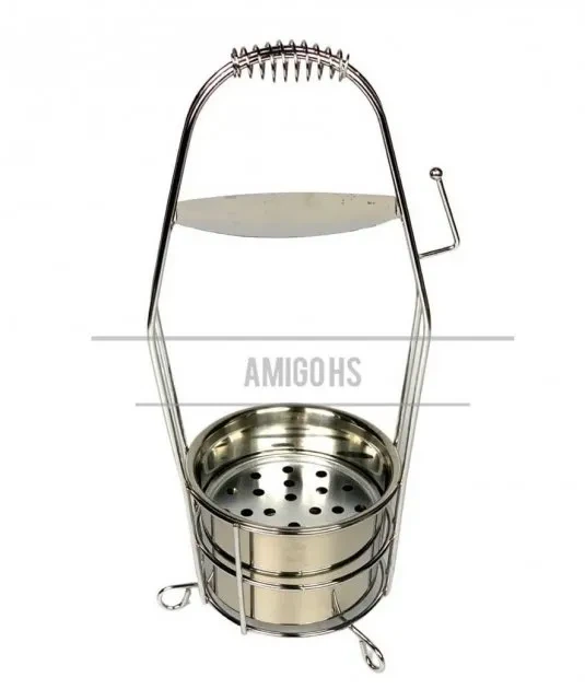 Кошик для вугілля Garden Silver 4500 нержавіюча сталь - Фото 1 Кошик для вугілля Garden Silver 4500 нержавіюча сталь - изображение 1