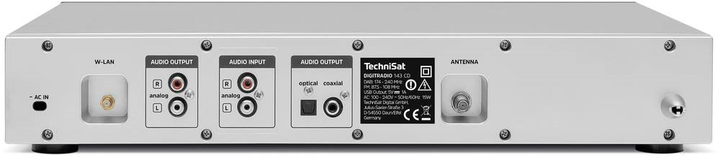 Odbiornik radiowy TechniSat Digitradio 143 CD DAB+ Silver (0001/3989) - obraz 10