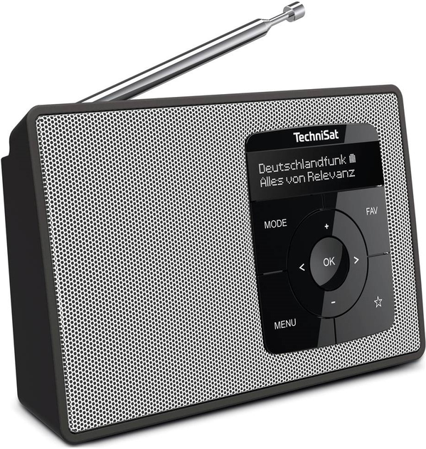 Odbiornik radiowy TechniSat Digitradio 2 DAB+ Black-White (0002/3910) - obraz 2
