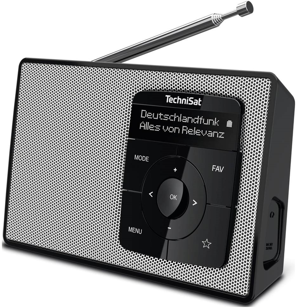 Odbiornik radiowy TechniSat Digitradio 2 DAB+ Black-White (0002/3910) - obraz 3