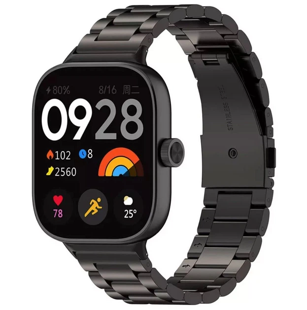 Металевий ремінець Primolux для годинника Xiaomi Redmi Watch 5 / Xiaomi Smart Band 9 Pro - Black - зображення 4