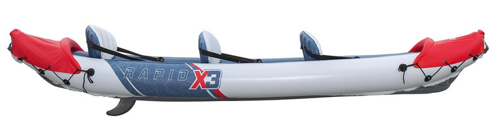 Каяк надувний Bestway Hydro-Force Lite Rapid X3 381 x 100 см 65132 (6941607364604) - зображення 4