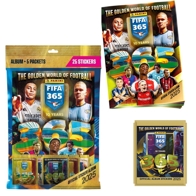 Набір колекційних карток Panini Fifa 365 2025 - Starter Pack Stickers 105903 (8051708020472) - зображення 5
