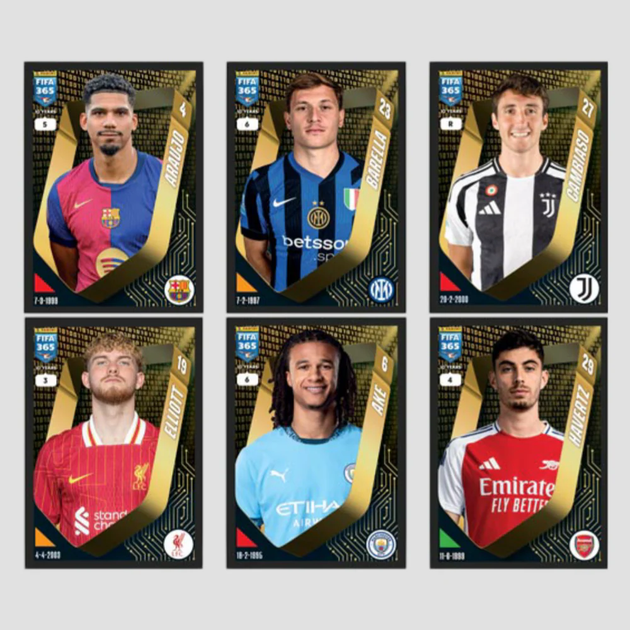 Набір колекційних карток Panini Fifa 365 2025 - Starter Pack Stickers 105903 (8051708020472) - зображення 6