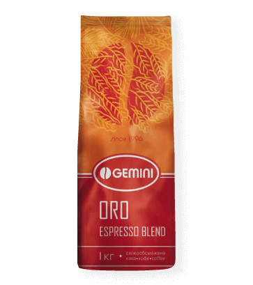 Кофе в зернах Gemini Espresso ORO 1 кг - изображение 2