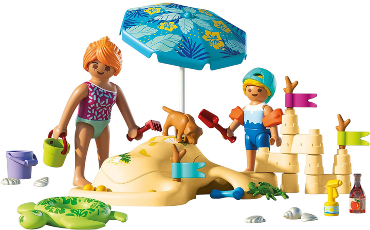 Ігровий набір Playmobil Сім'я на пляжі (71906) (4008789719065) - зображення 2