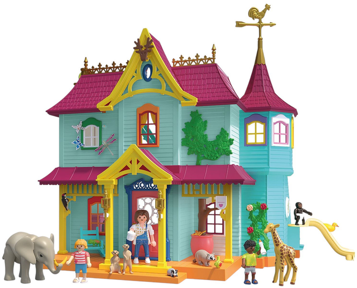 Ігровий набір Playmobil Кольорова вілла для тварин (71852) (4008789718525) - зображення 2
