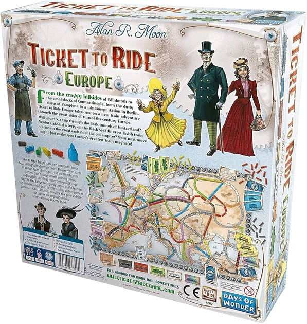 Gra planszowa Days of Wonder Ticket to Ride Europe (0824968717028) - obraz 3