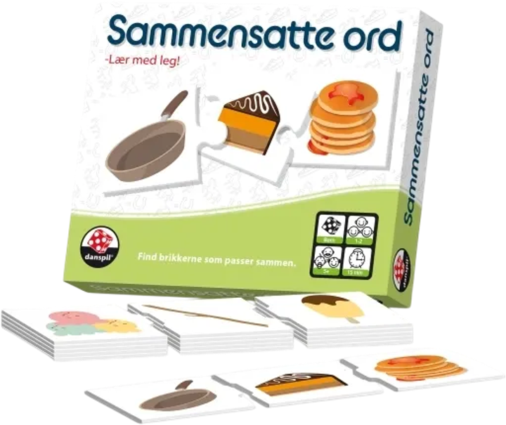 Настільна гра Danspil Sammensatte Ord (видання данською) (5711699160085) - зображення 2