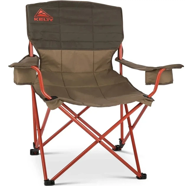 Стул Kelty Deluxe Lounge Темно-коричневий - Фото 1 Стул Kelty Deluxe Lounge Темно-коричневий - изображение 1
