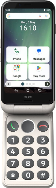 Telefon komórkowy Doro Aurora A20 White (7322460088934) - obraz 3