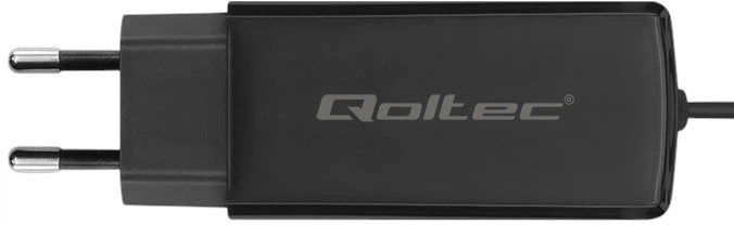 Ładowarka sieciowa Qoltec GaN 90W 5-20V 1x USB-C 3.1 Black (5901878524207) - obraz 4