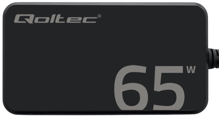 Zasilacz Qoltec GaN 20V 65W 3.25A USB-C 3.1 Black (5901878524214) - obraz 2
