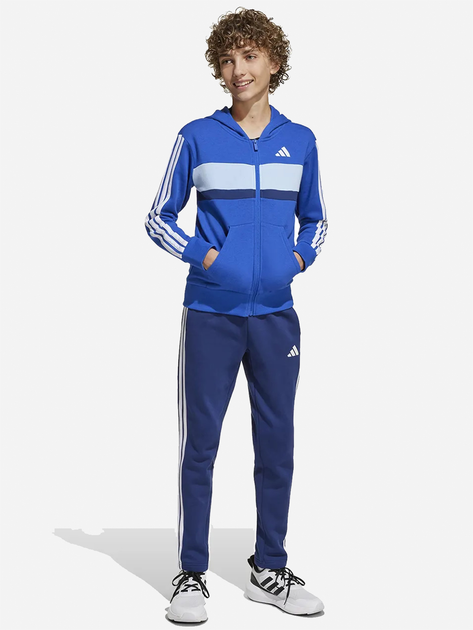 Детский спортивный костюм (толстовка + штаны) для мальчика Adidas Essentials JI6209 122-128 см Team Royal Blue (4067906077129) 