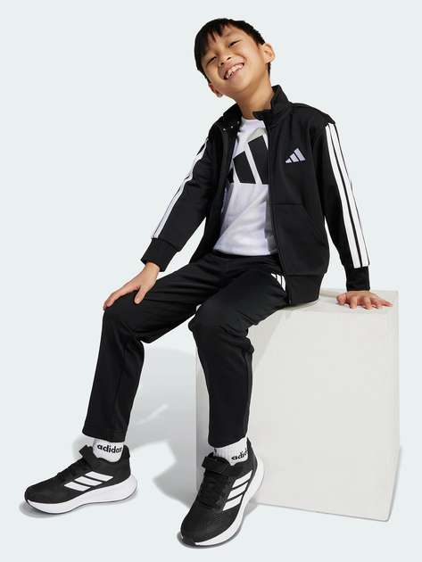 Детский спортивный костюм (толстовка + штаны) для мальчика Adidas Essentials JM0891 98-104 см Black (4068808356350) 
