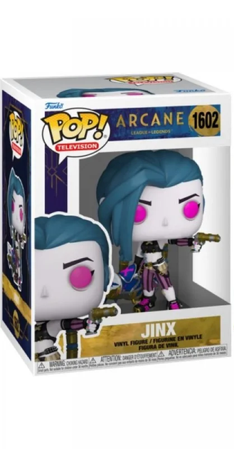 Фигурка Funko Pop Аркейн Джинкс Arcane Jinx 10 см FP A J 1602 - изображение 3
