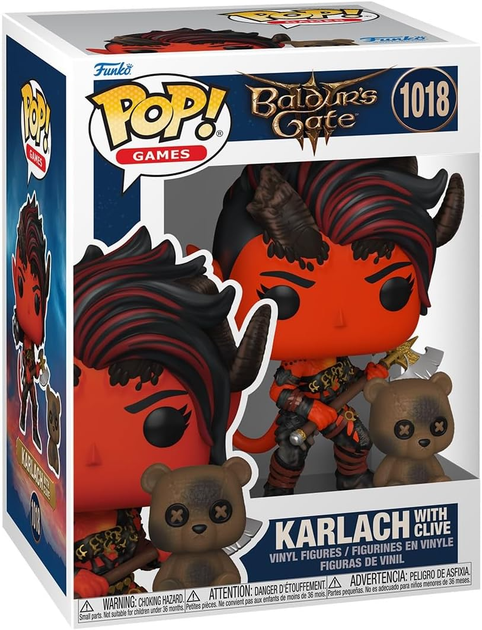 Фигурка Funko Pop Балдурс Гейт Карлах и Клайв Baldur's Gate 3 Karlach & Clive 10 см FP BG KC 1018 - изображение 3