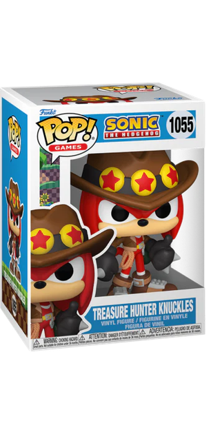 Фигурка Funko Pop Фанко Поп Sonic the Hedgehog Еж Соник Treasure Hunter Knuckles Охотник за сокровищами Наклз - изображение 3