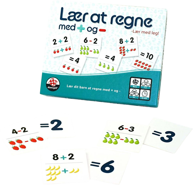 Настільна гра Danspil Lær At Regne (видання данською) (5711699160023) - зображення 2