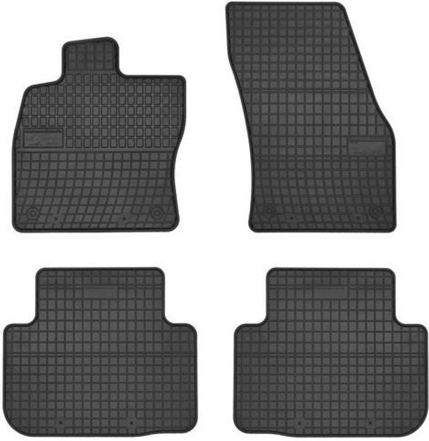 Комплект автомобільних килимків Frogum Basic El Toro для Volkswagen Golf Sportsvan 2014–2020 Чорний 4 шт (5907377542438) - зображення 1