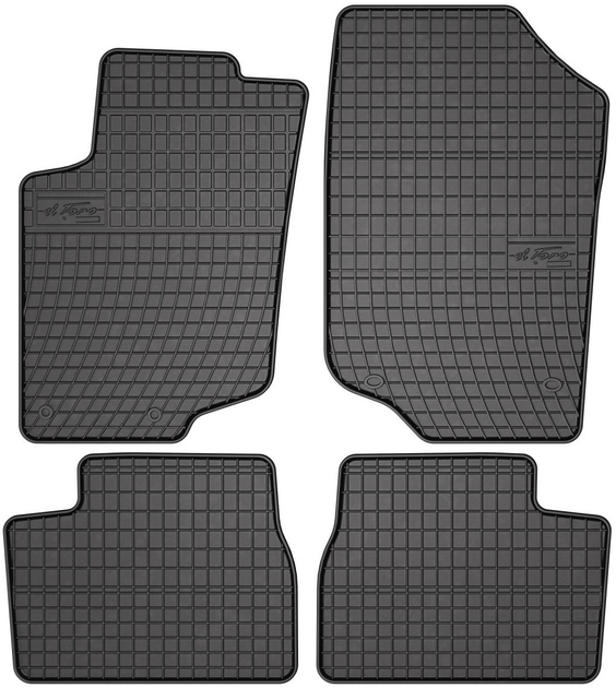 Dywaniki samochodowe Frogum Basic El Toro do Peugeot 207 2006–2012 Czarne 4 szt (5907377540076) - obraz 1