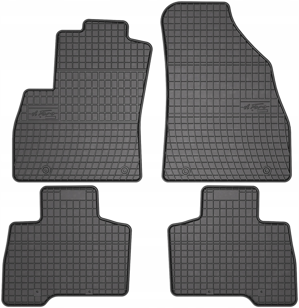Dywaniki samochodowe Frogum Basic El Toro do Citroen Nemo 5-osobowa 2007–2017 / Fiat Bipper 5-osobowa 2008–2017 Czarne 4 szt (5907377540540) - obraz 1