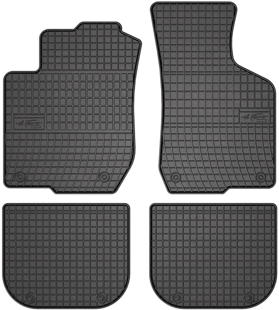 Dywaniki samochodowe Frogum Basic El Toro do Audi A3 8L 1996–2003 Czarne 4 szt (5907377541400) - obraz 1