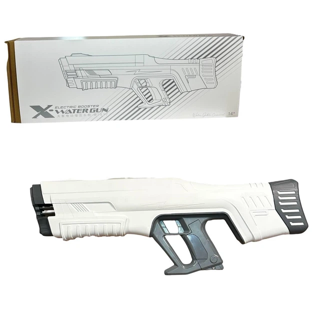 Водяной пистолет Electric Watergun на аккумуляторе серый (M2017) - изображение 7