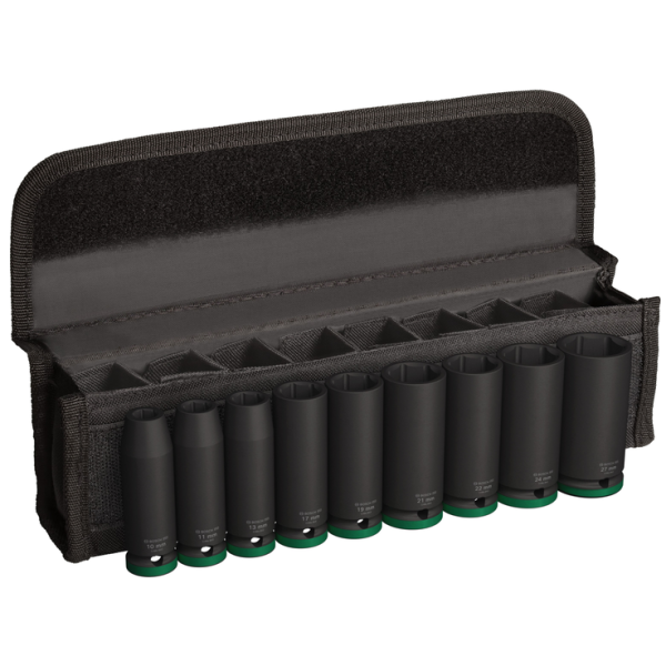 Набір ударних торцевих головок Bosch PRO Socket Deep (1/2" 10-27 мм, 77 мм, 9 шт.) (2608003040) - Фото 1 Набір ударних торцевих головок Bosch PRO Socket Deep (1/2" 10-27 мм, 77 мм, 9 шт.) (2608003040) - изображение 1