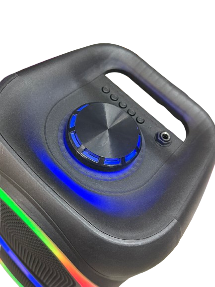 Портативная беспроводная Bluetooth колонка FM-радио мини чемодан с подсветкой MS-2054BT 50W блютуз - изображение 5