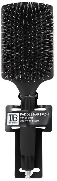Щітка для волосся Lussoni Tools For Beauty Paddle чорна (5903018916767) - зображення 1