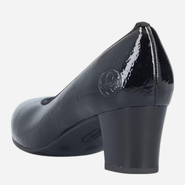 Жіночі човники Rieker 44650-02 38 (5UK) Чорні (4061811469093) - зображення 6