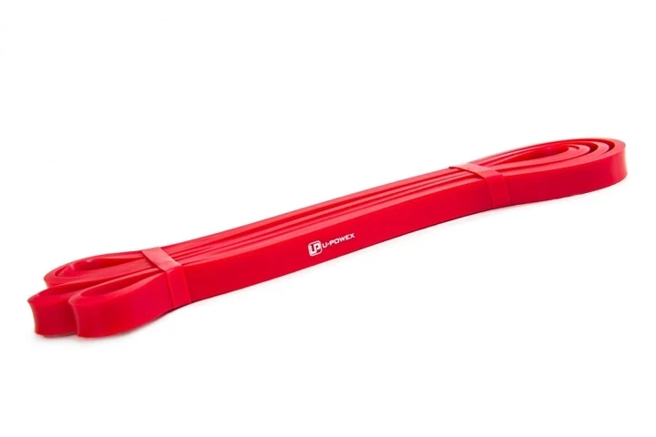 Резиновая петля для подтягивания U-powex Power band красная 13мм ширина 4-16кг нагрузка для фитнеса, тренировок (арт.2124) - изображение 2