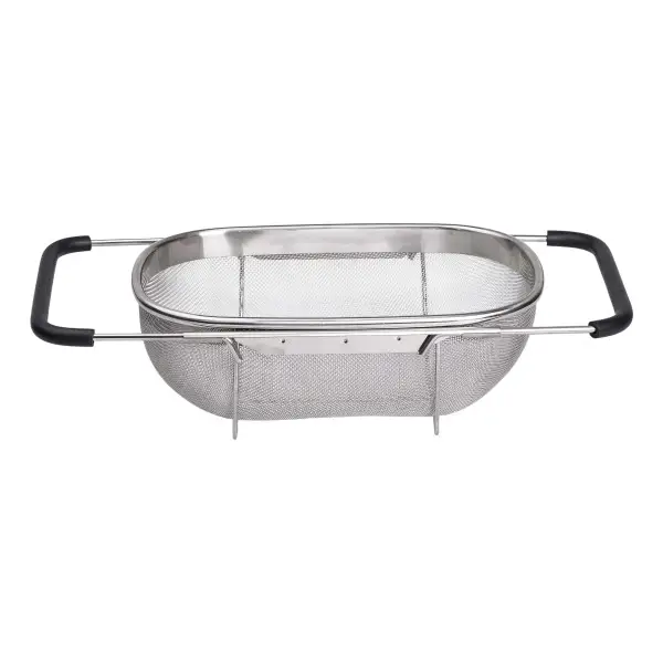 Друшляк-сито на раковину для миття продуктів 29*19*10 см(HP-19-18-S)(WB) - Фото 3 Друшляк-сито на раковину для миття продуктів 29*19*10 см(HP-19-18-S)(WB) - изображение 3