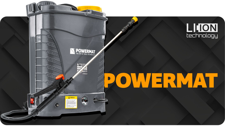 Опрыскиватель аккумуляторный 16л Powermat (Польша) - Фото 2 Опрыскиватель аккумуляторный 16л Powermat (Польша) - изображение 2