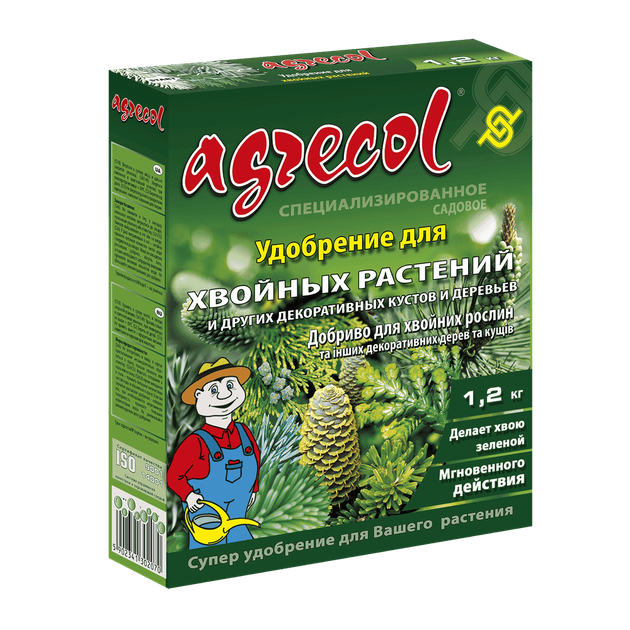 Удобрение для хвои Agrecol 1,2 кг - изображение 2