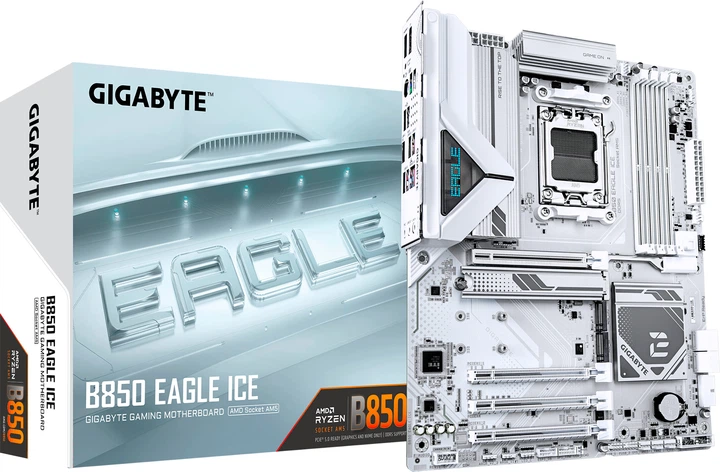 Материнська плата Gigabyte B850 EAGLE ICE (sAM5, AMD B850, PCI-Ex16) - зображення 4