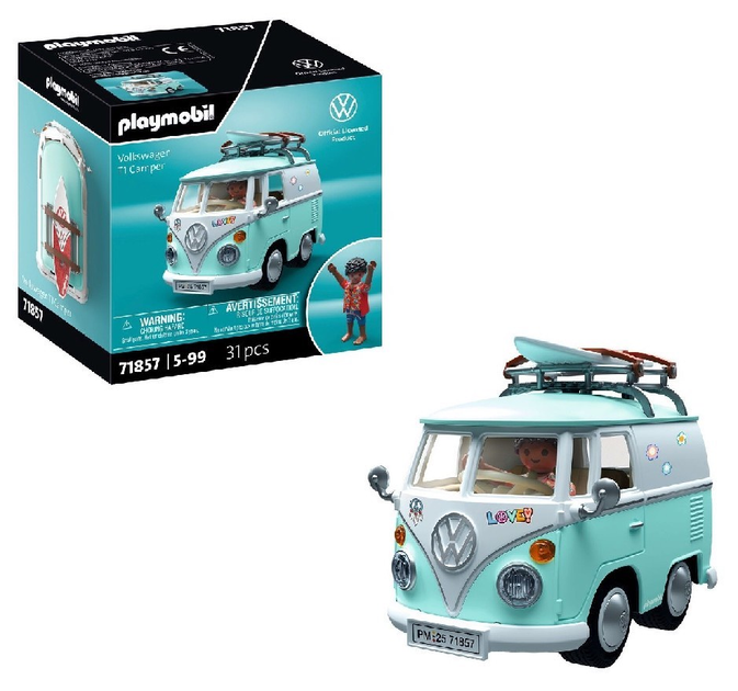 Samochod Playmobil Volkswagen T1 Camper 71857 (4008789718570) - obraz 5