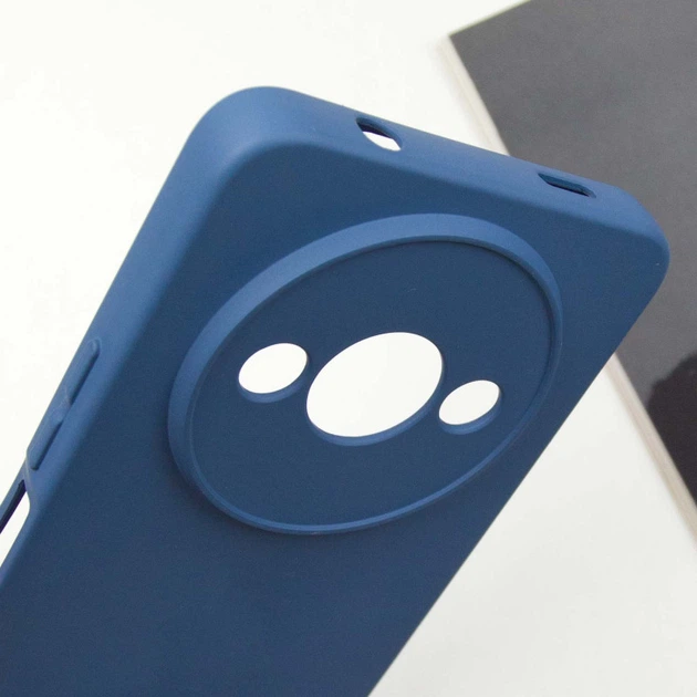 Чохол на Xiaomi Redmi A3 / для Ксяомі, сяомі, ксіомі редмі А3 силікон Синій / Navy Blue - Фото 4 Чохол на Xiaomi Redmi A3 / для Ксяомі, сяомі, ксіомі редмі А3 силікон Синій / Navy Blue - зображення 4
