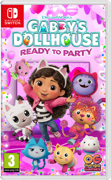 Гра Nintendo Switch DreamWorks Gabby's Dollhouse: Ready to Party (Картридж) (5061005355682) - зображення 1
