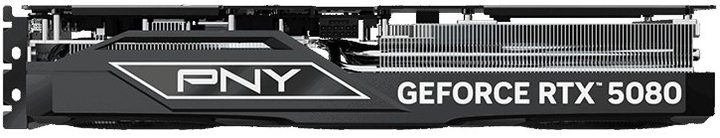 Karta graficzna PNY GeForce RTX 5080 OC Overclocked 16GB GDDR7 (256-bit) (3 x DisplayPort, 1 x HDMI) (VCG508016TFXPB1-O) - obraz 6