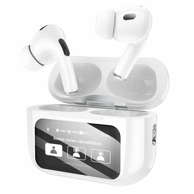 Бездротові TWS навушники Hoco EW72 Lite, вакуумні, BT5.4, 30mAh, 350mAh, 4h, white - Фото 3 Бездротові TWS навушники Hoco EW72 Lite, вакуумні, BT5.4, 30mAh, 350mAh, 4h, white - зображення 3