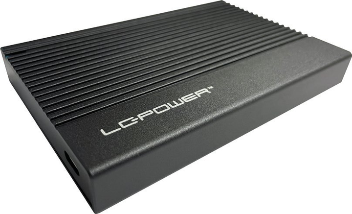 Kieszeń zewnętrzna LC-Power LC-25U3-C USB 3.2 Gen 2 Type-C SATA 2.5" Black - obraz 2