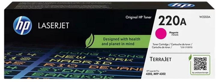 Toner HP 220A W2203A Magenta (0193808760280) - obraz 1