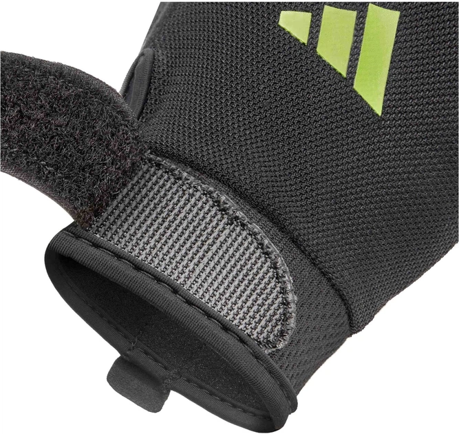 Перчатки для тренировок Adidas Essential Training Gloves ADGB-15002GN M Черно-зеленые (885652025966) - изображение 3