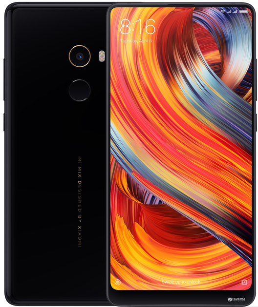 Мобильный телефон Xiaomi Mi Mix 2 6/64GB Black – фото, отзывы ...