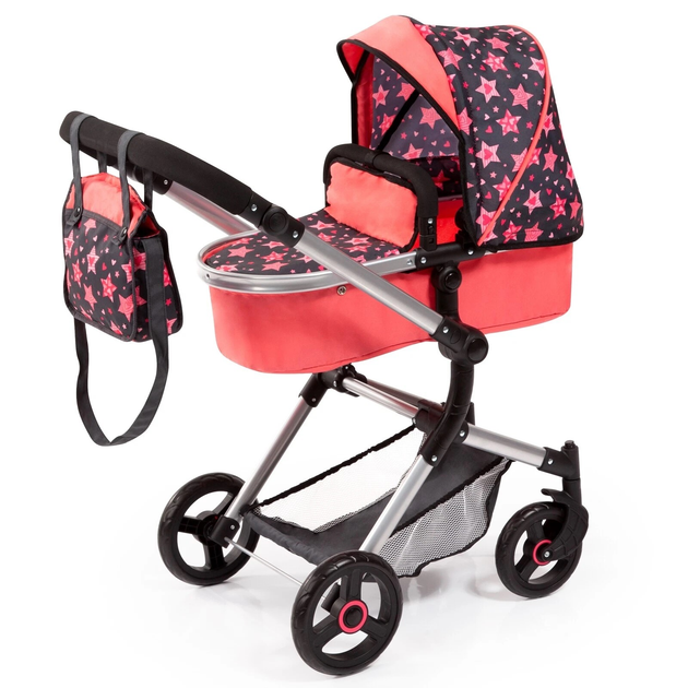 Wózek dla lalki Bayer Design Combi Neo Vario 18405AA Czerwony (4003336184051) - obraz 4