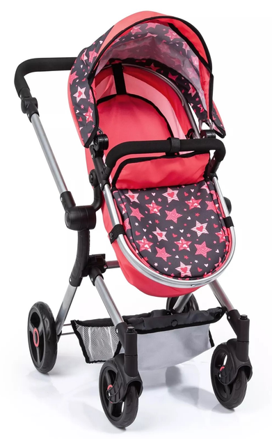 Wózek dla lalki Bayer Design Combi Neo Vario 18405AA Czerwony (4003336184051) - obraz 7