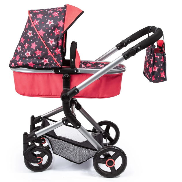 Wózek dla lalki Bayer Design Combi Neo Vario 18405AA Czerwony (4003336184051) - obraz 3