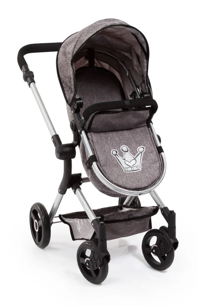 Коляска для ляльки Bayer Design Combi Neo Vario 18410AA Сіра (4003336184105) - зображення 7